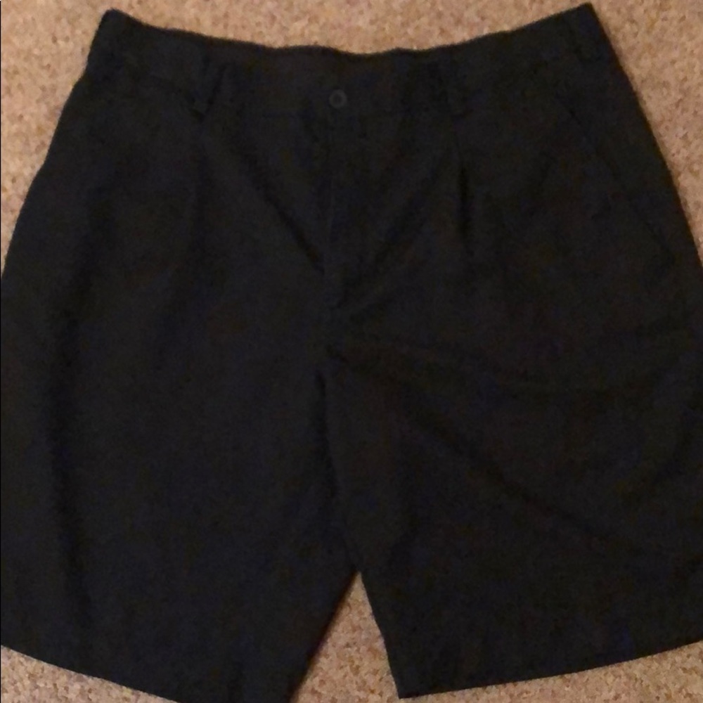 Nike Golf | Dri-fit Black Pleated Front Golf Short